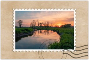 Poszterek 90x60 Folyó rét