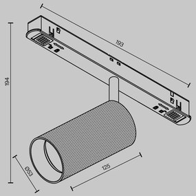TR097-2-12W2.7K-M-BB Artisan Alumínium Sín lámpafej Fekete Színű LED 12 W 2700 Kelvin 920 Lumen IP20