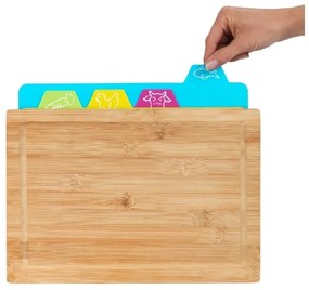 WENKO 53064100 - Vágódeszka 32,5x22,5 cm barna/tarka