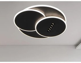 LED Dimmelhető mennyezeti lámpa LED/90W/230V 3000-6500K fekete + távirányítás