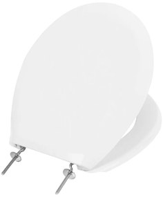 EUC Legerino WC-ülőke, Duroplast, inox zsanérral, fehér