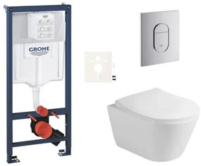 Fali WC szett Glacera Ava előtétfalas szereléshez SIKOGRSAVAA