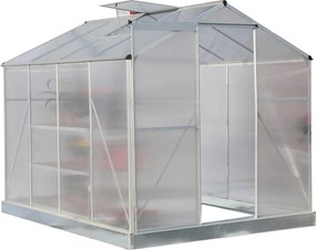 Kerti üvegház, polikarbonát, 190x253,5x219cm , KACEN TYP 3