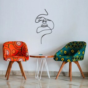 Glycon fém fali dekoráció, 36×68 cm