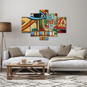 Egyiptomi motívumú kép (150x105 cm)