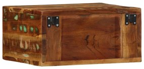 tömör újrahasznosított falra szerelhető TV-szekrény 40x30x19 cm