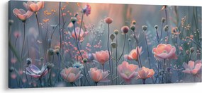 Kép - Virágok pasztell színekben (120x50 cm)