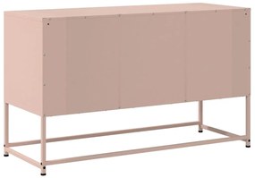 rózsaszín acél TV-szekrény 100,5x39x60,5 cm