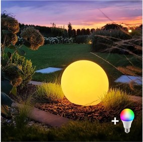 LED RGBW dimmelhető kültéri lámpa GLOBO 1xE27/12W/230V átm. 60 cm IP44