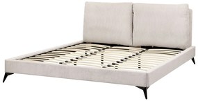 Franciaágy 180 cm Mellody (világos bézs) (ágyráccsal). 1081354