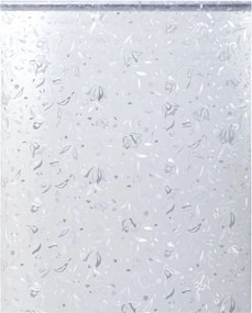 vidaXL matt virágminta PVC ablakfólia 60 x 500 cm