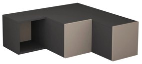 TV szekrény Compact - Anthracite, Light Mocha