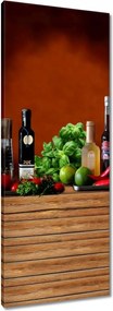 Vászonkép 40x100 Fűszerek a konyhába