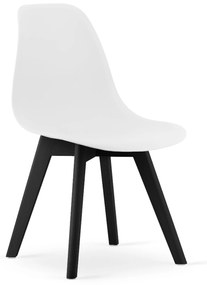 PreHouse KITO szék - fehér / fekete lábak