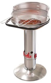 Barbecook BC-CHA-1005 Loewy 50 SST rozsdamentes acél faszenes grill, 51,5x56x99cm