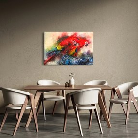 Vörös ara papagájok képe (90x60 cm)