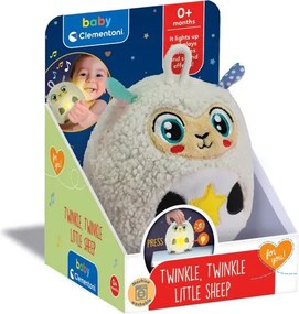 Bárány Twinkle Twinkle éjszakai fény és játék Clementoni