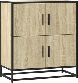 vidaXL komód Sonoma tölgy 68x35x76 cm Gépelt fa