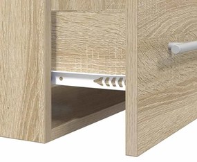 vidaXL Mosdókagyló szekrény Sonoma tölgy 38,5 x 41 x 48 cm Faanyag