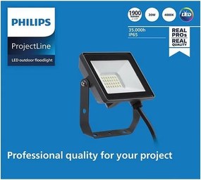 Philips - LED Kültéri reflektor PROJECTLINE LED/20W/230V IP65 4000K
