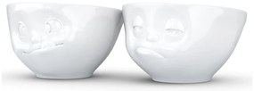 Fehér porcelán 'huncut' edény szett, 2 darab, 200 ml - 58products