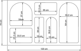 Liva 120 - antracit komód