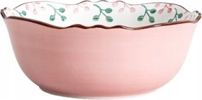 Noya tál nagy 24 cm Homla kő virág motívummal