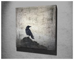 Black Bird vászon fali kép, 45 x 45 cm