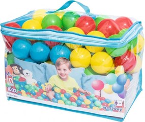 100 db műanyag játéklabda 6,5 cm