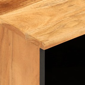 tömör akácfa TV-szekrény 100 x 34 x 46 cm