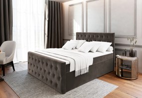 FENDI kárpitozott boxspring ágy, 180x200, casablanca 8