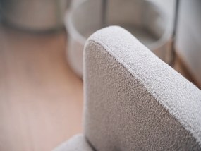 Sötét bézs dizájn kialakítású fotel ALPAH LOOP