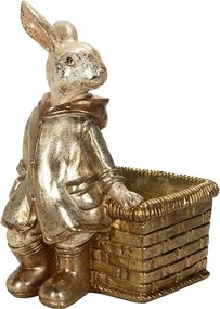 Húsvéti Nyuszi Arany Kulcstartó Apróságok Nyuszi Figura 22cm