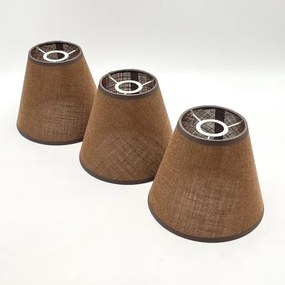 Brilagi - LED mennyezeti lámpa ANTHONY 3xE14/40W/230V dióbarna