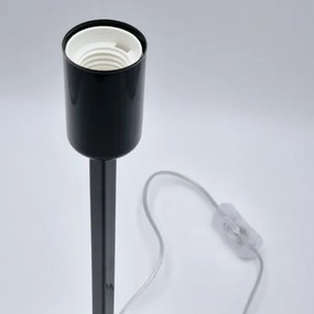 Asztali lámpa ASTRID 1xE27/60W/230V fényes fekete