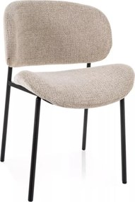 Kiso Noelle étkezőszék bézs/fekete