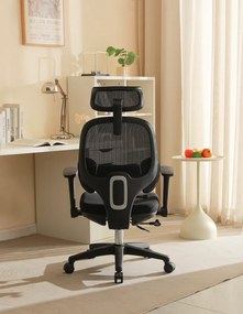 Irodai szék, fekete, ABRAMO