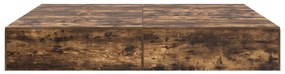 Tároló Ágykeret Füstölt Tölgy 200x200 cm