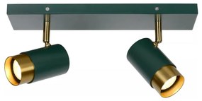 Lucide 35913/02/33 - Spotlámpa FLORIS 2xGU10/40W/230V zöld