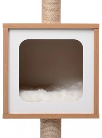 Macskabútor szizál kaparófákkal 123 cm