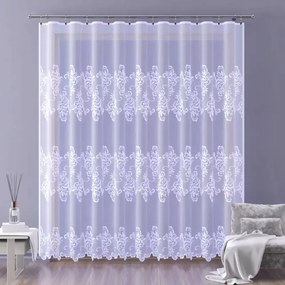Elegáns jacquard függöny fehér mintás Empiera A127 300x250cm