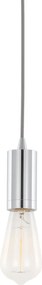 ITALUX DS-M-038-CHROME MODERNA Egyágú Függesztett Lámpa Fém E27 IP20