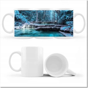 Erawan fényképes bögre Kék vízesés