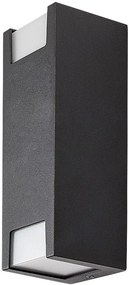 Rabalux Cernon kültéri fali lámpa 2x7 W fekete 77055