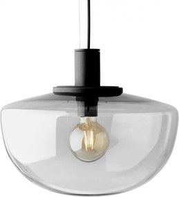 Audo Bank Függő lámpa Fekete Üveg lámpabúra Szürke