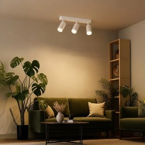 Spotlámpa PIPE 3xGU10/10W/230V fehér