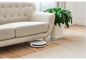 Sencor - Robotporszívó felmosóval 2in1 18W/1500 mAh fehér + távirányítás