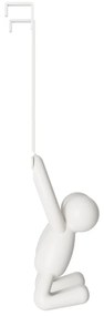Fehér műanyag ajtófogas 22 cm Buddy – Umbra