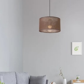 Brilagi - LED Csillár zsinóron ANTHONY 1xE27/60W/230V tölgy/barna