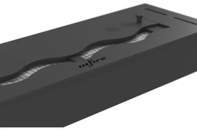 InFire - Beépített BIO kandalló 7,5x50 cm 3,5kW fekete